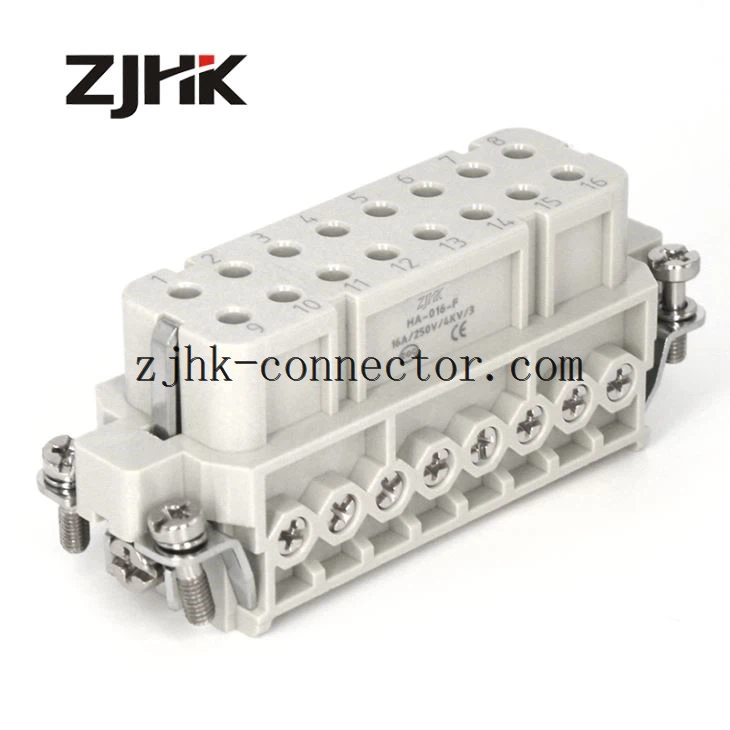 16 Insertos de tornillo PIN Conector de cable de servicio pesado