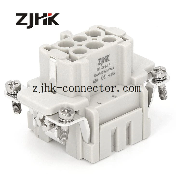 16A 6 PIN Insertos de abrazadera de jaula de servicio pesado